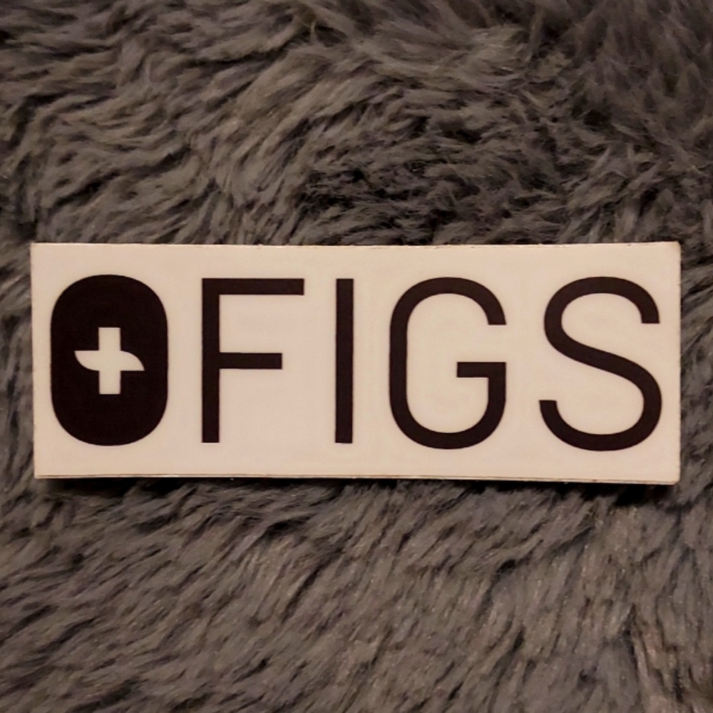 Figs scrubs sticker